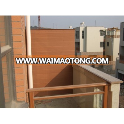 wood grain waterproof wood plastic composite wall boards outdoor WPC wall panel cladding