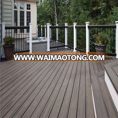 garden used wpc composite decking boards/wood plastic flooring