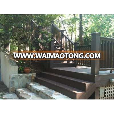 Fungus resistance plastic handrail capping plastic stair handrail handrails for stairs